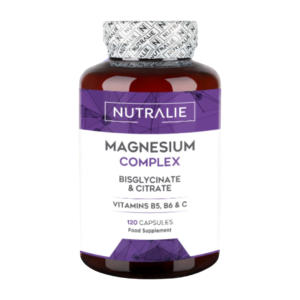 Nutralie Magnesio Complex 120 Cápsulas | Magnesio con Vitaminas B5, B6 y C